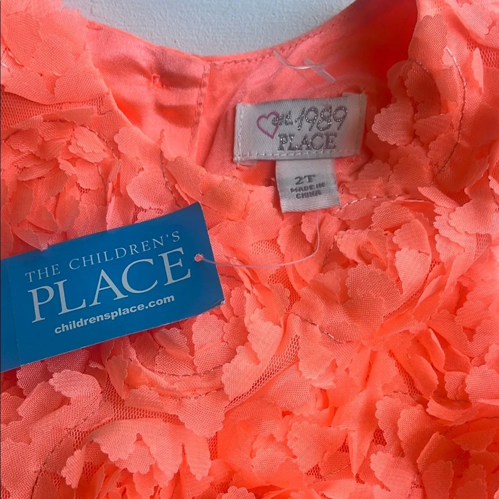 The Children's Place Coral Floral Dress